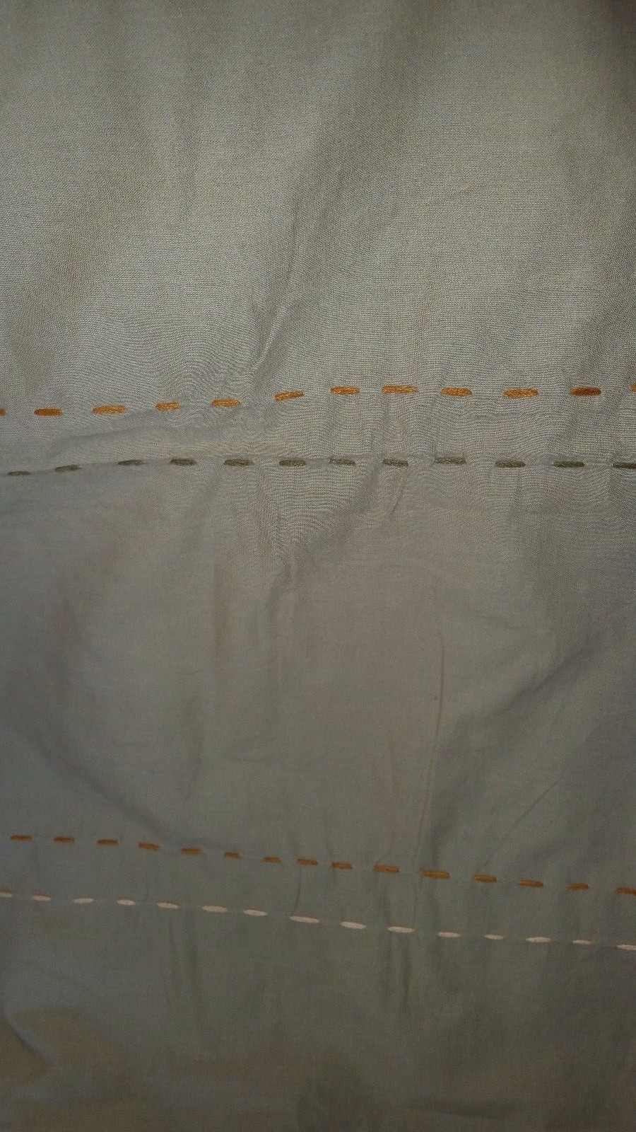 World Market “Beige Stripe” Lightweight Drape Panel 44″ X 84″
