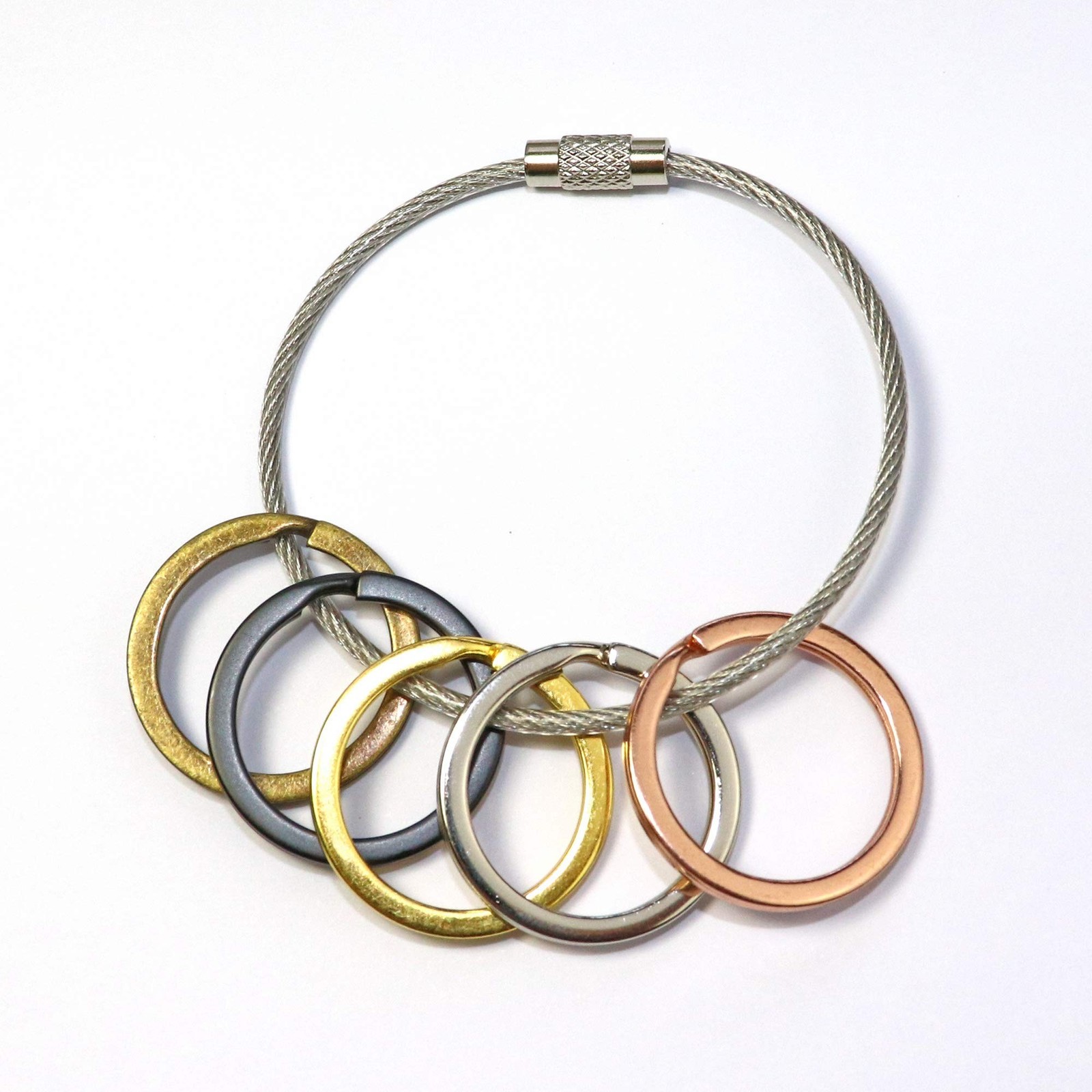 Colored Split Rings Parent 1.25″ Assorted