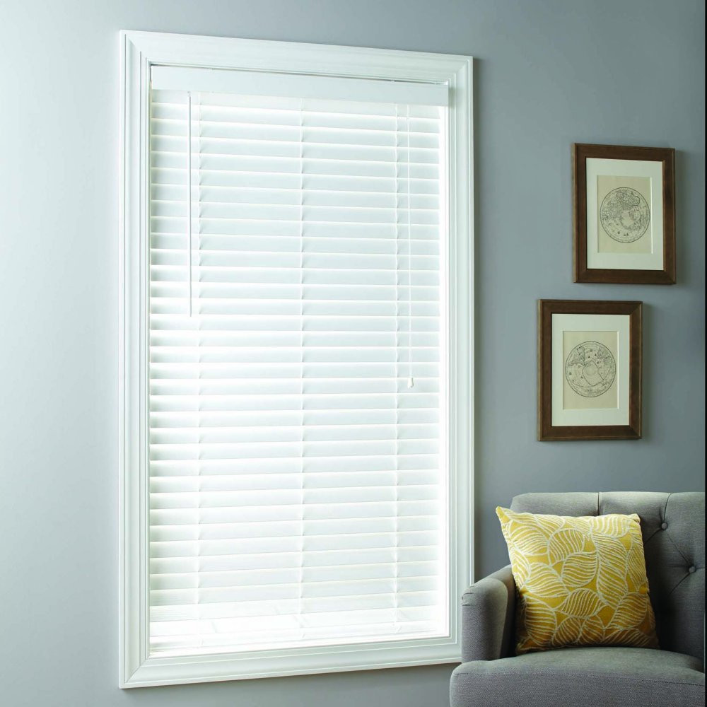 2-inch Cordless Faux Wood Horizontal Blinds Window Room Darkening MULTI SIZES