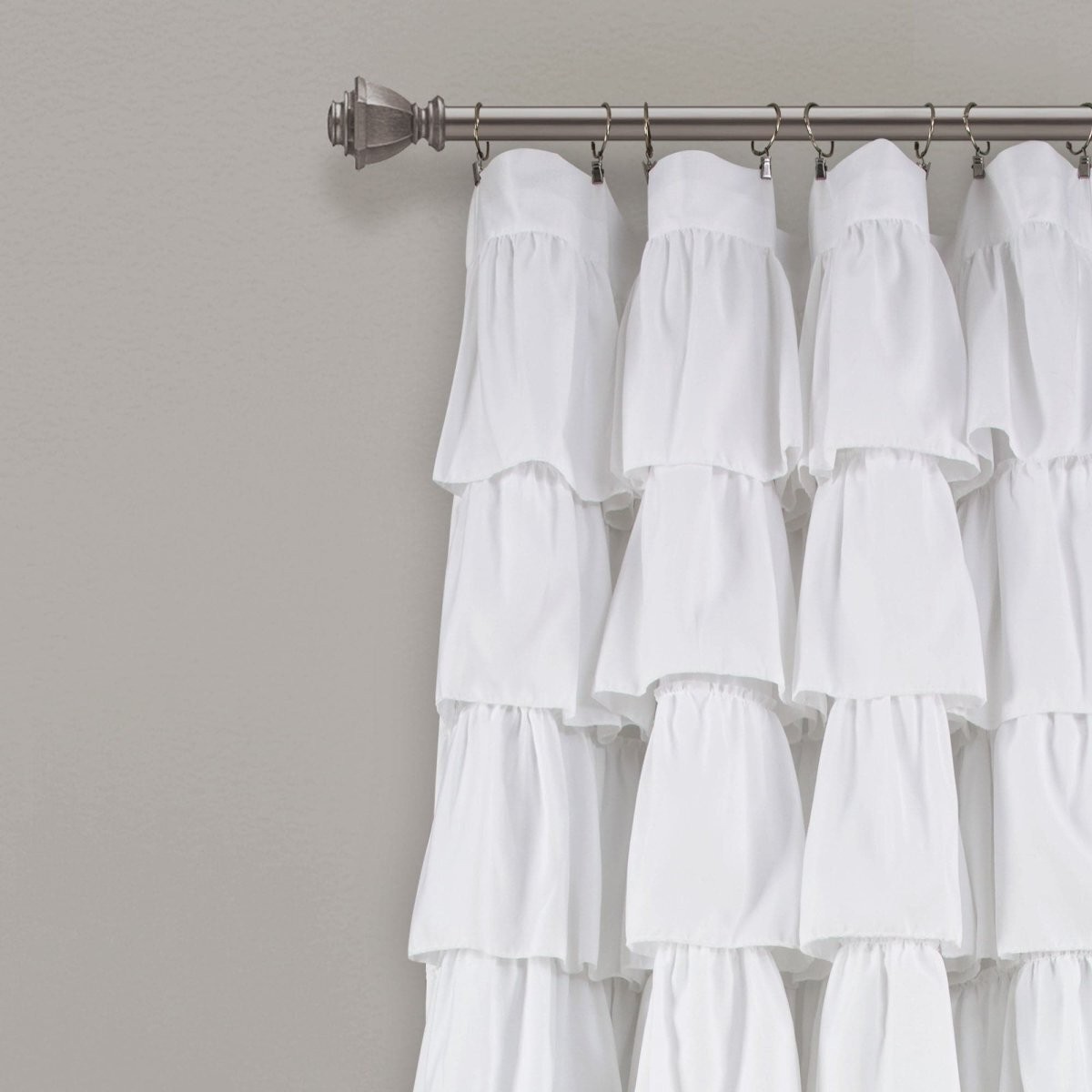 Ruffle Window Curtain (Single Panel)