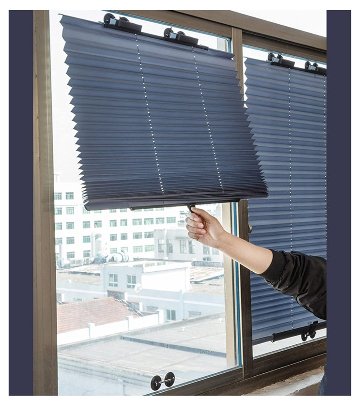 28”x70”Pleated Shade Window Blind Sun UV Half Blackout Blind Roller Car window