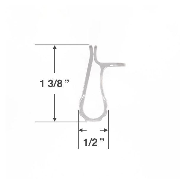 Levolor Bottom Rail Hem Grip Handle for Cordless Roller Shades SOLD INDIVIDUALLY