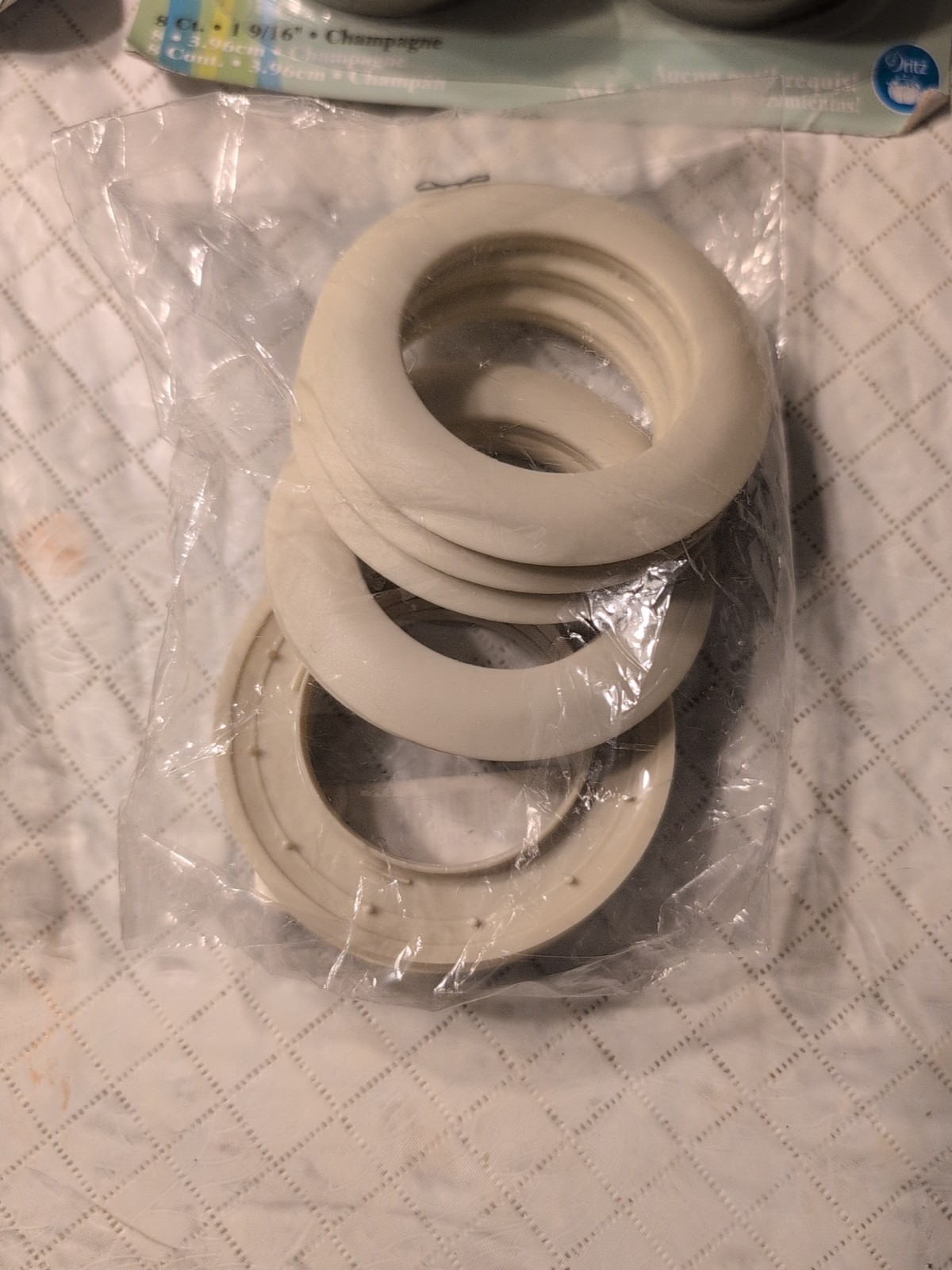 Assorted Lot Of Dritz Curtain Grommets, Assorted Sizes And Colors