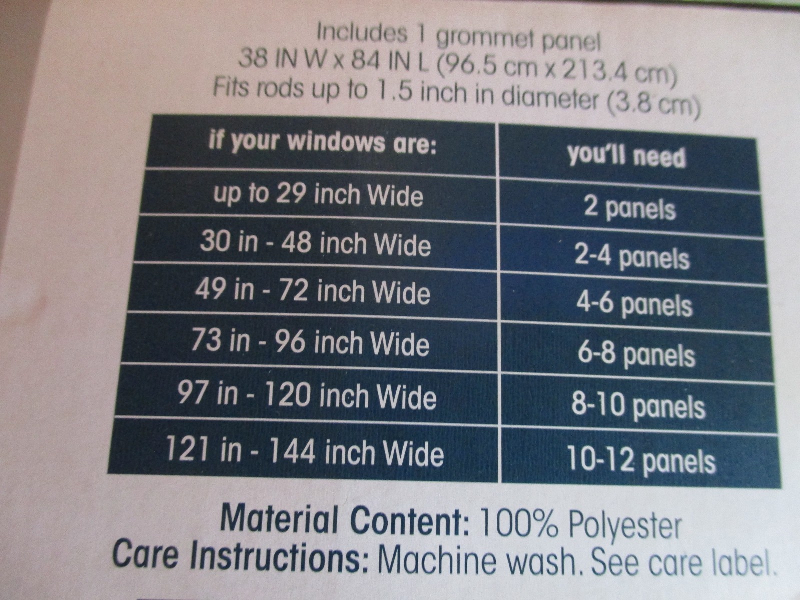 Your Zone Corduroy Blackout Curtain 1 Panel White 38″ W x 84″ L ROD POCKET U2