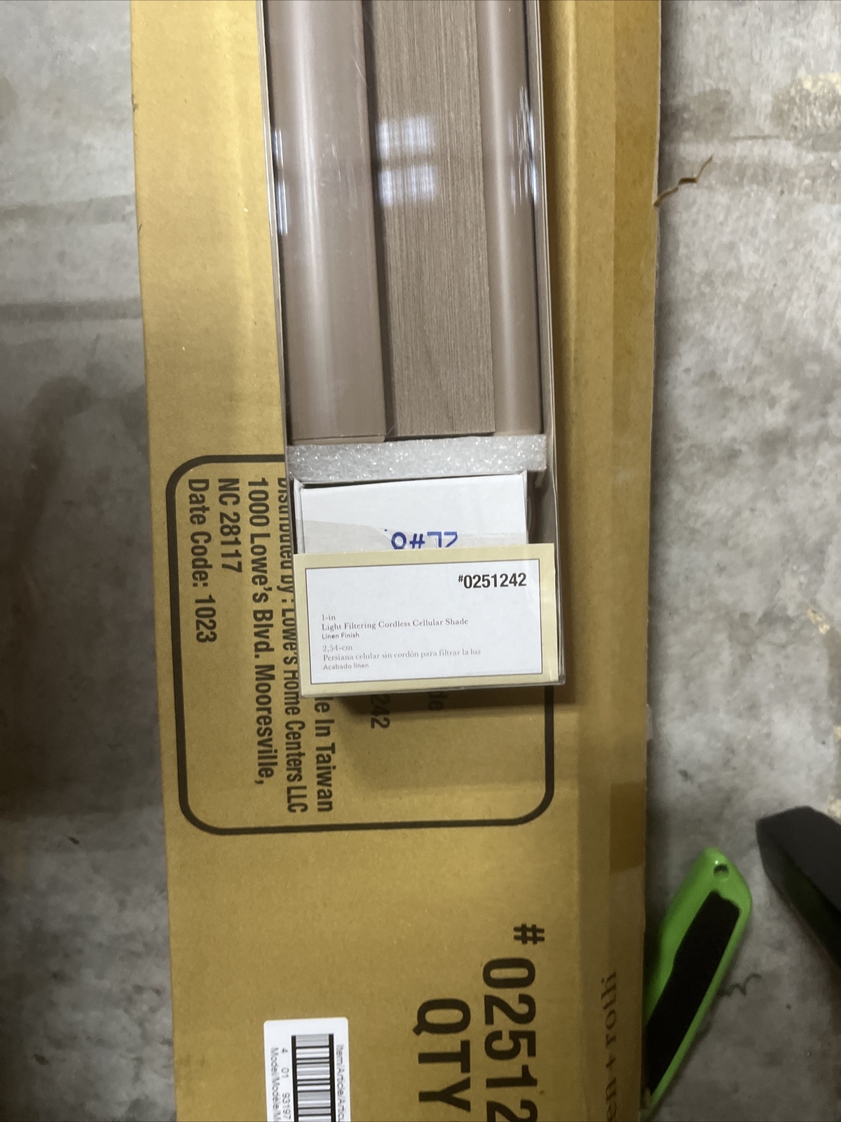 Allen + Roth 36 X 72 Light Filtering Cordless Cellular Shade
