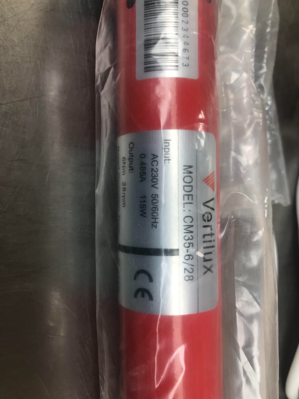 Vertilux cylindrical motor