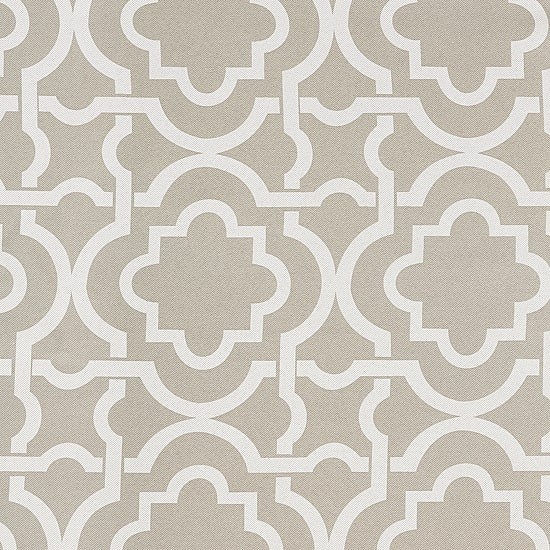 Sun Zero Barnett Blackout Grommet Curtain Panel 40″x95″ Taupe Trellis