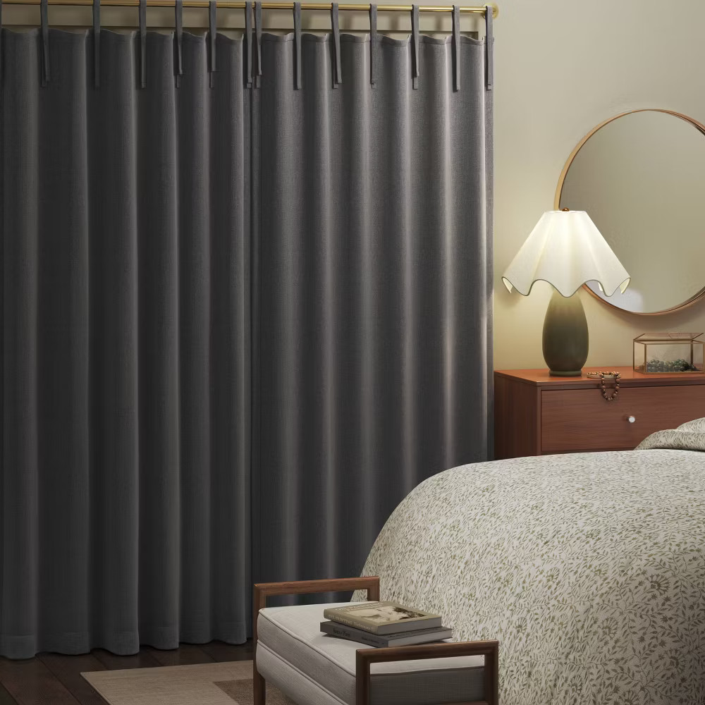 out Aruba Tie-Top Curtain Panel – Threshold