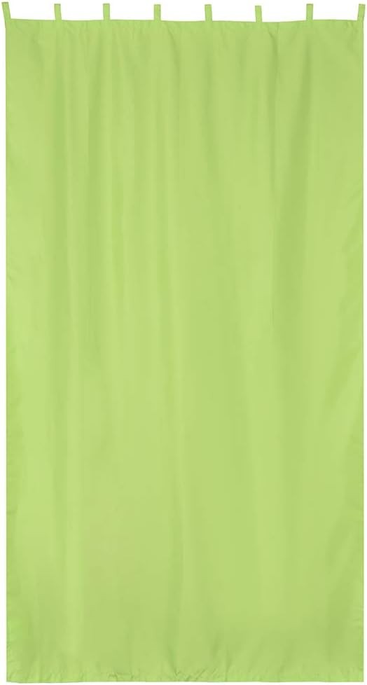 Yescom 54″x120″ Outdoor Privacy Curtain Panel, Tab Top, Detachable, Green