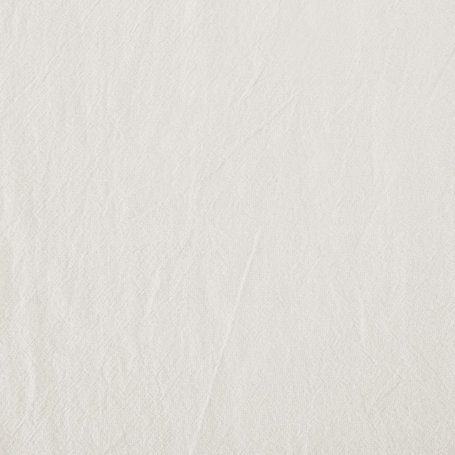 Washed Cotton Twist Tab Curtain, 52″ X 84″, Cream