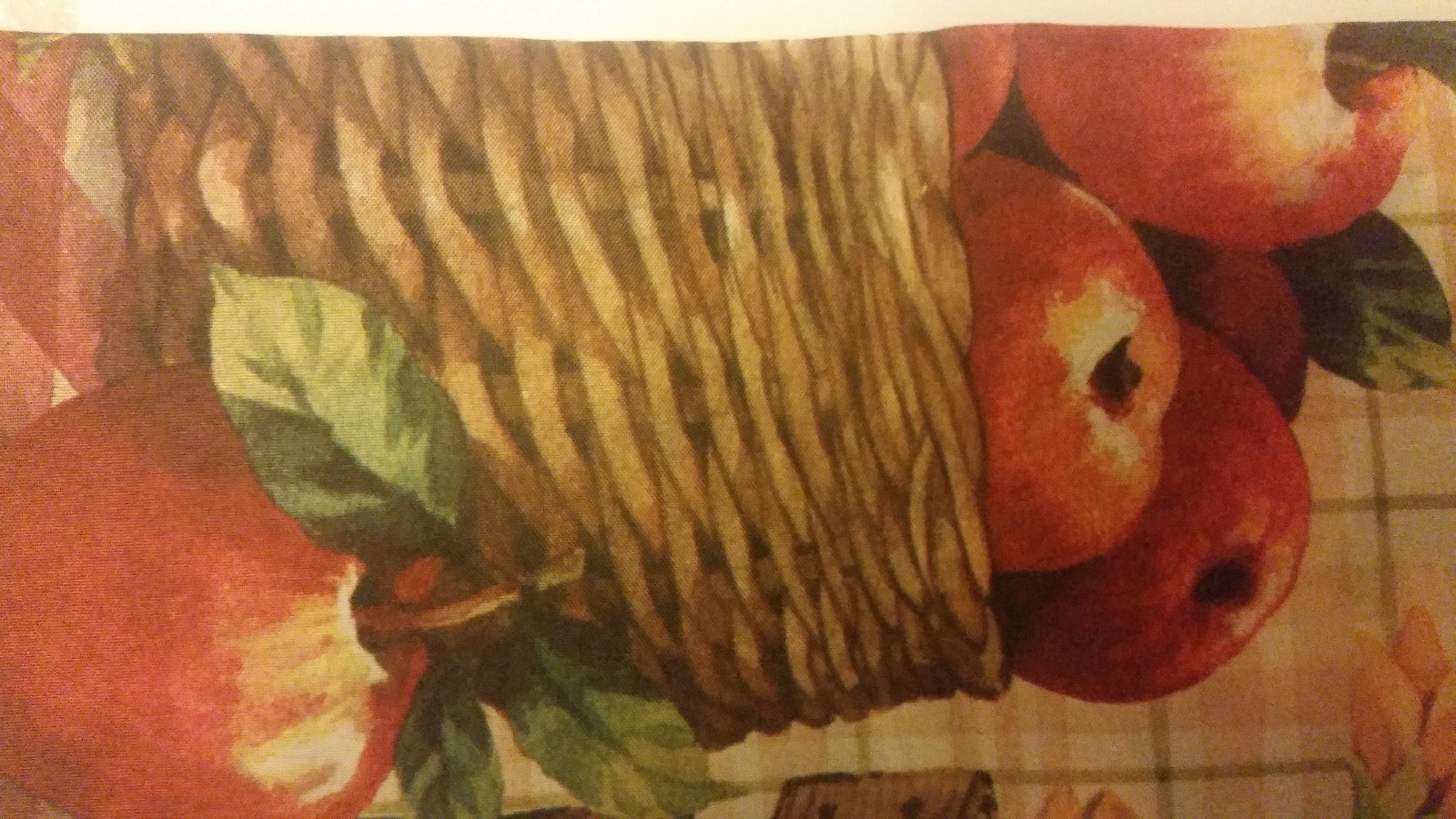 3pc Kitchen Curtains Set: 2 Tiers & Swag (57″x30″) VEGGIES FARMER’S MARKET,Achim