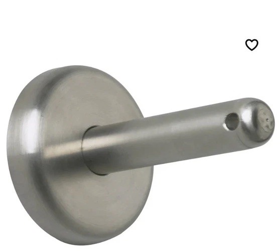 New Ikea DIGNITET Curtain Support Corner Fixture Stainless Steel 400.780.30 NIP