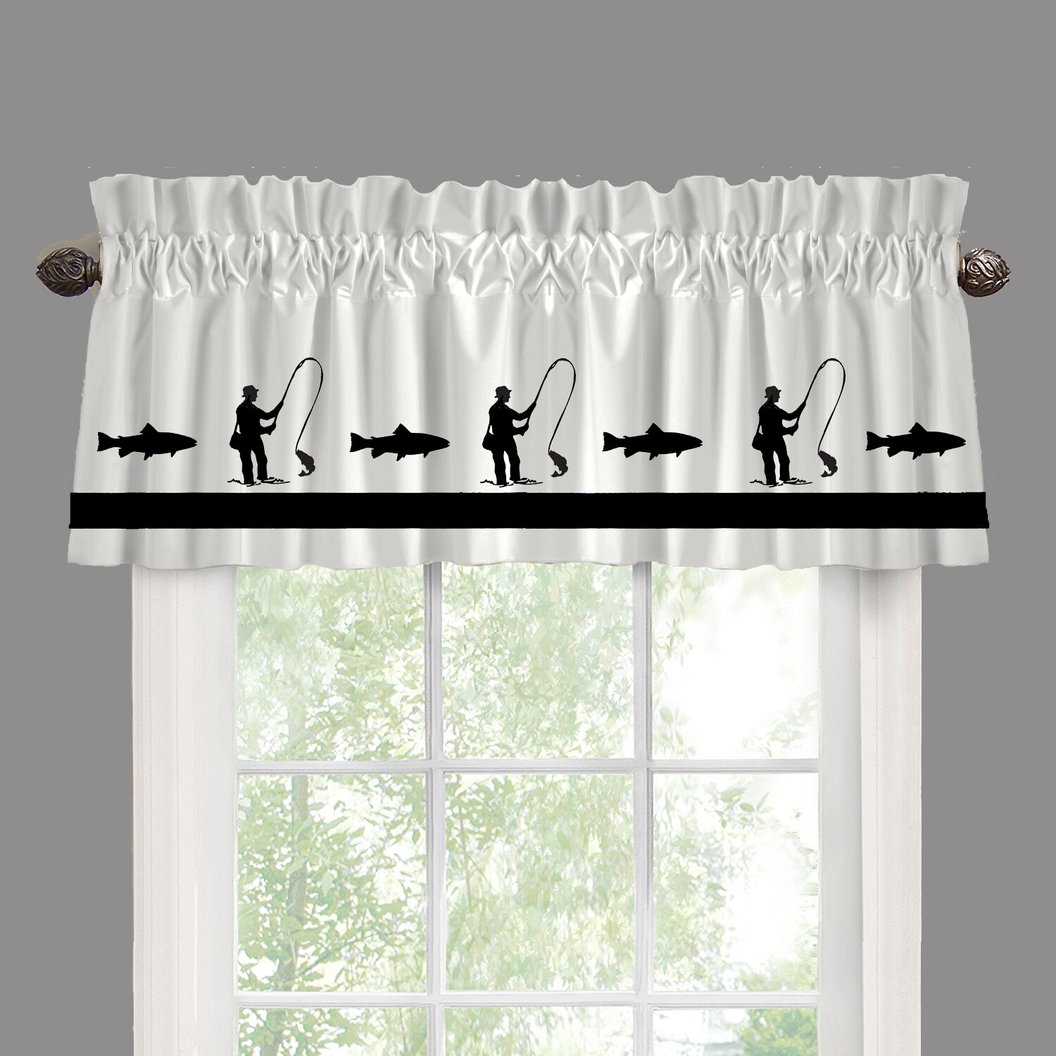 United States Air Military Force Window Valance/Curtain *Your Choice of Colors*