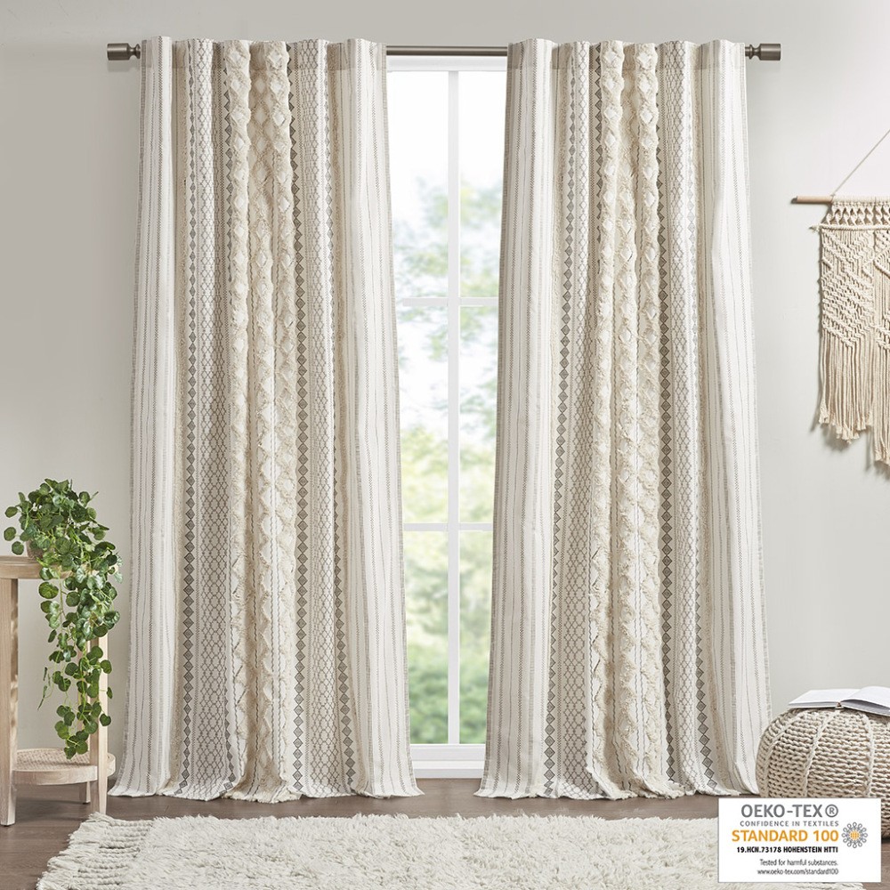 Burnout Printed Curtain Panel(Only 1 Pc Panel)