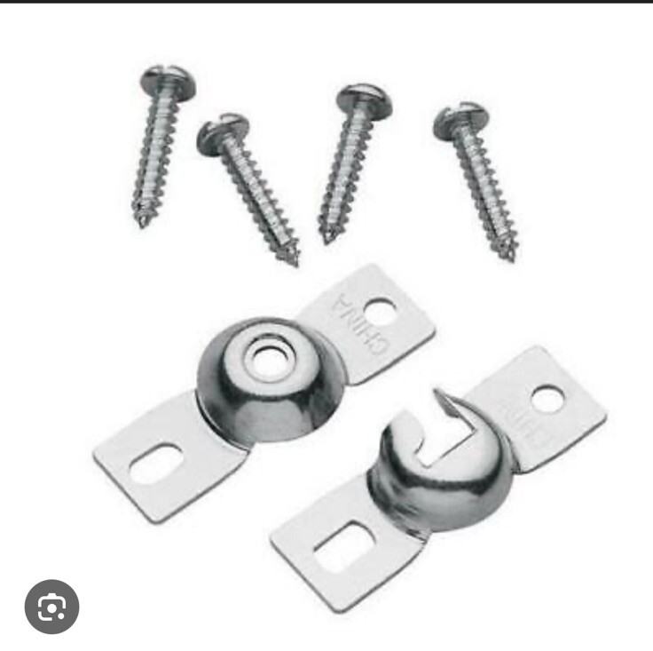 Roller Shade Inside Window Frame Mount Steel Brackets 2 pack w/ Screws