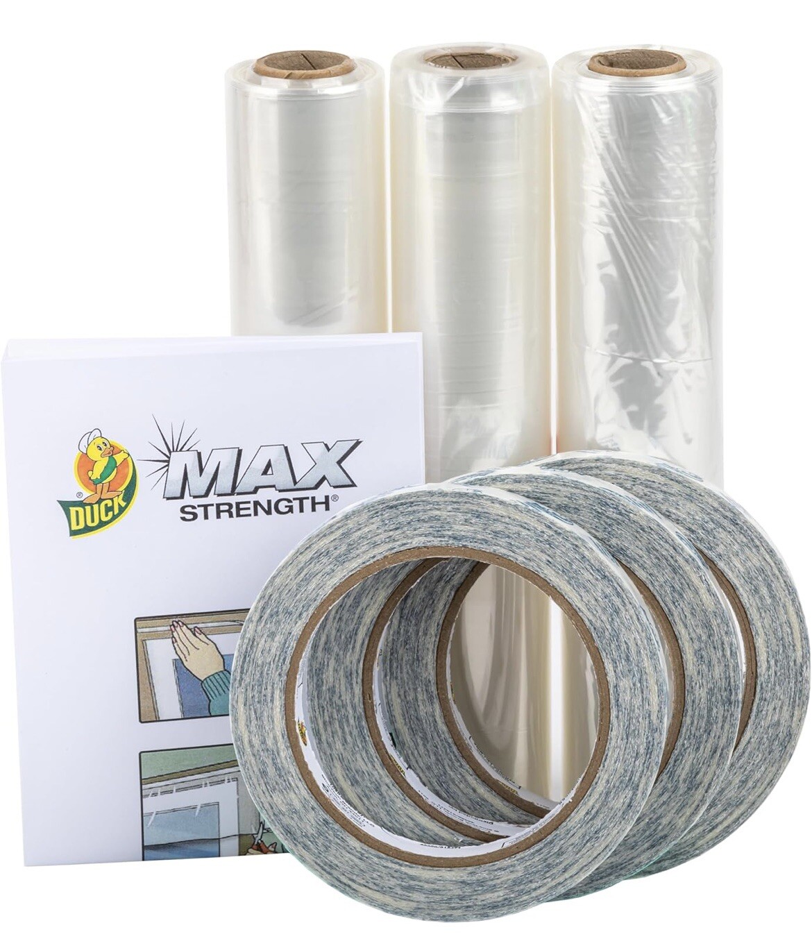 Duck indoor window insulation kit 3 rolls and 2 tapes