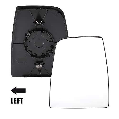 Car Rearview Upper Driver Left Side Non-Heated Mirror Glass Replacement with