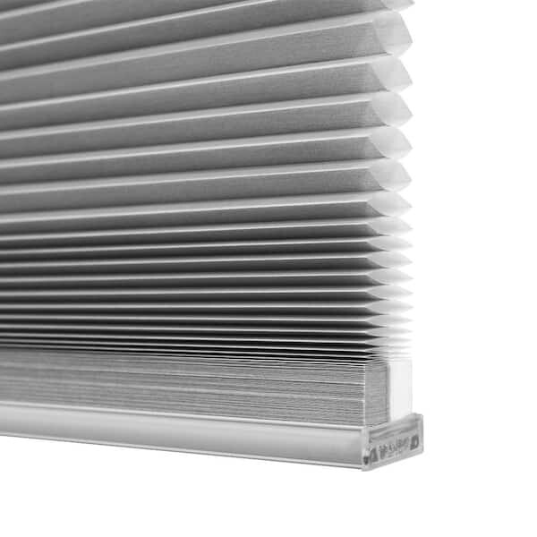 Lumi Gray Polyester Light Filtering Cordless POSH Honeycomb Cellular Shade