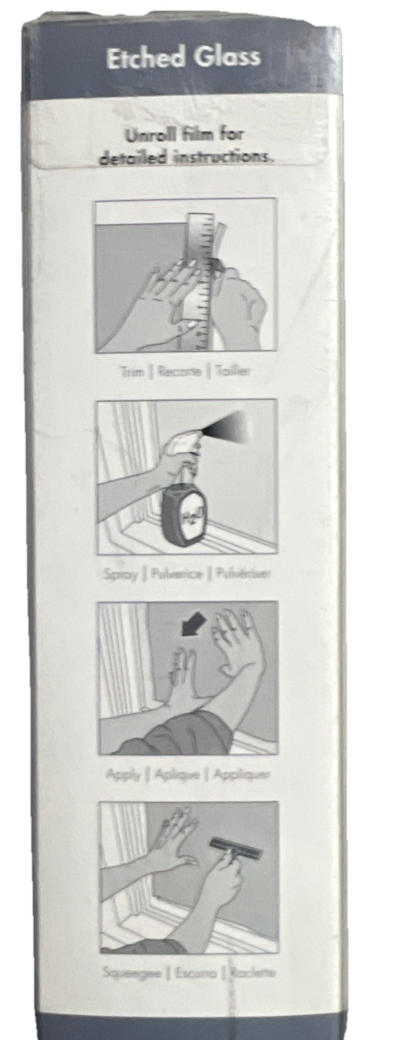Artscape Etched Glass Window Film (24 In. x 36 In.) 664393001213