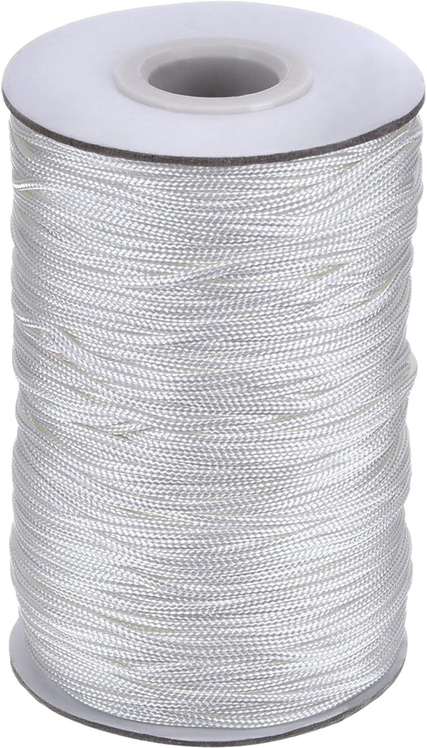 109 Yards/Roll White Braided Lift Shade Cord for Aluminum Blind Shade, Gardening