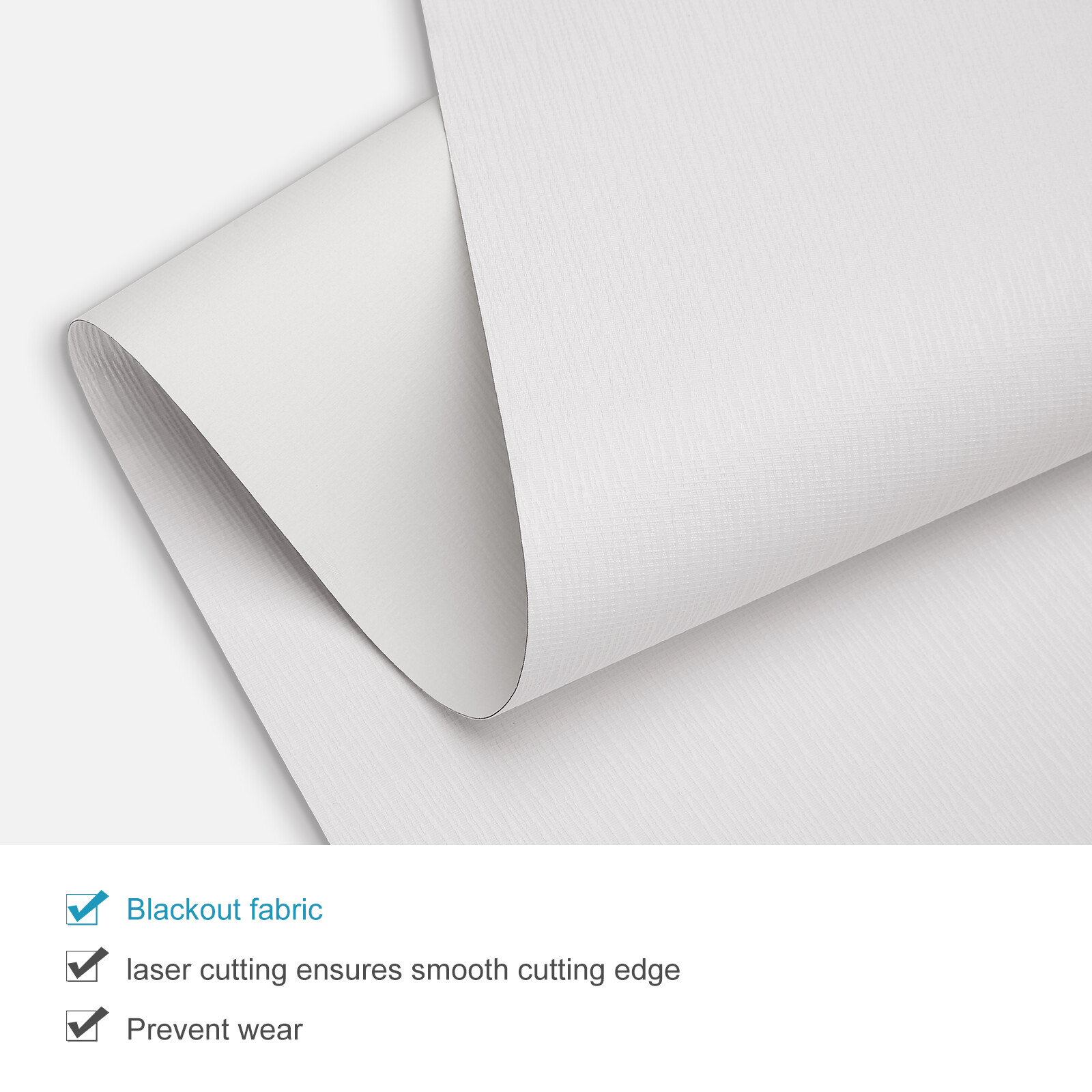 Blackout Roller Shades Window Blinds Room Darkening Waterproof Fabric Curtains