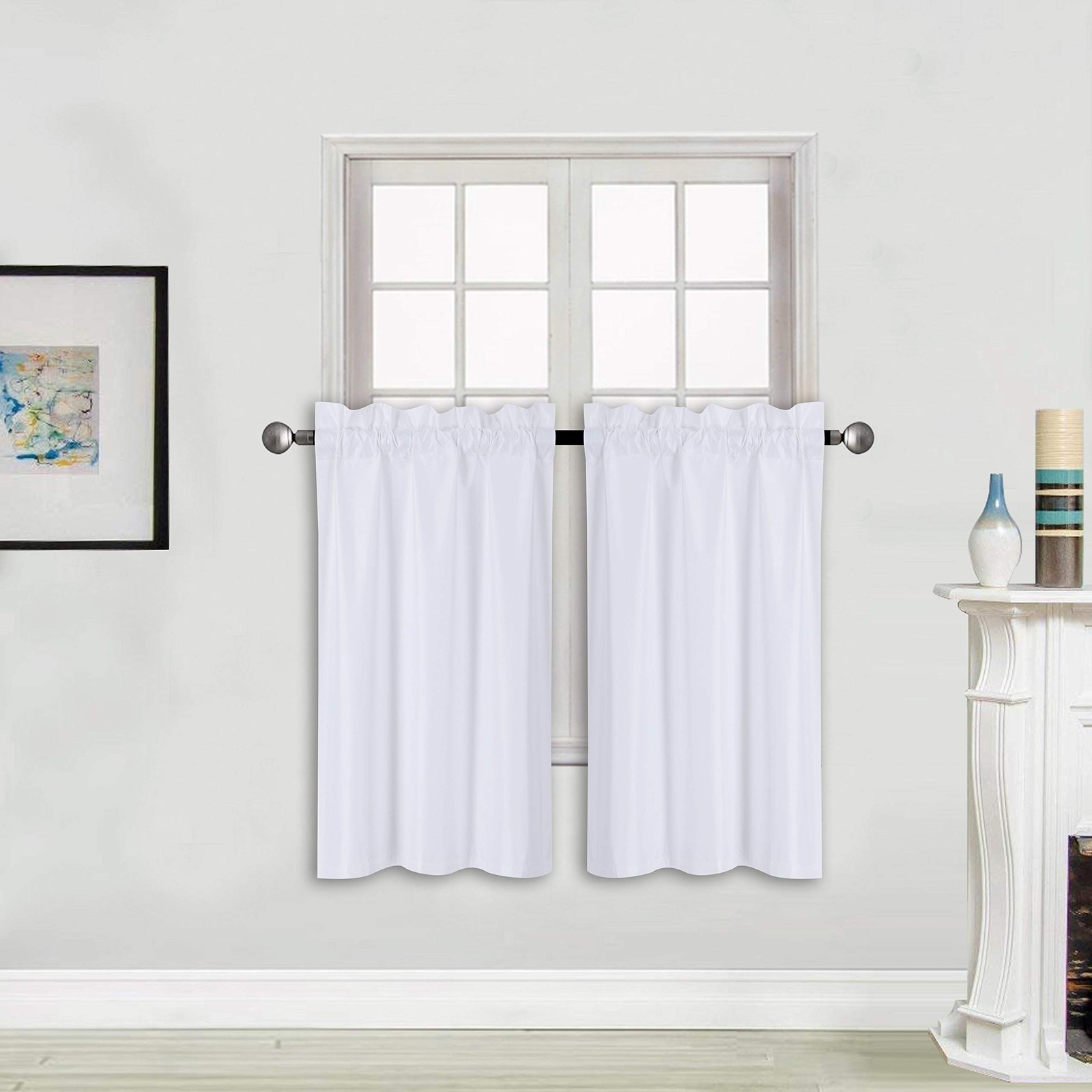 Triple Weave Blackout Curtain Panel 100% Light Blocking, Noise Reducing,Solid…