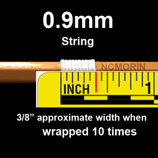 25 ft 0.9mm Alabaster Window Blind Cord, String – Honeycomb & Cell Shade, Blinds