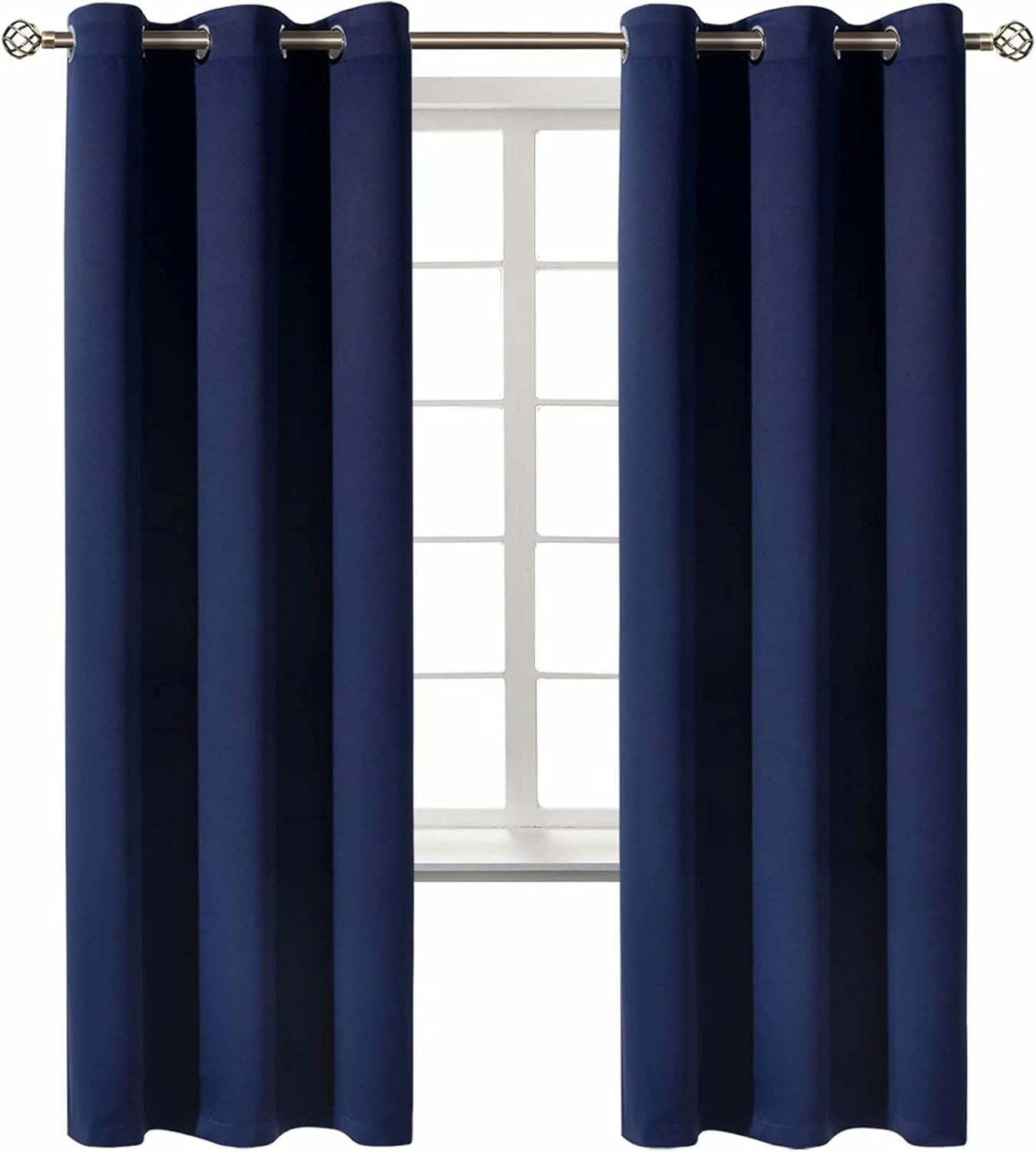 BGment Blackout Curtains for Living Room – Grommet Thermal Insulated Room Darken