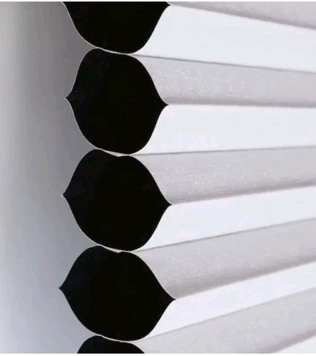 White Cordless Blackout Cellular Shades for Windows – 35″ W x 48″ L/Free S&H
