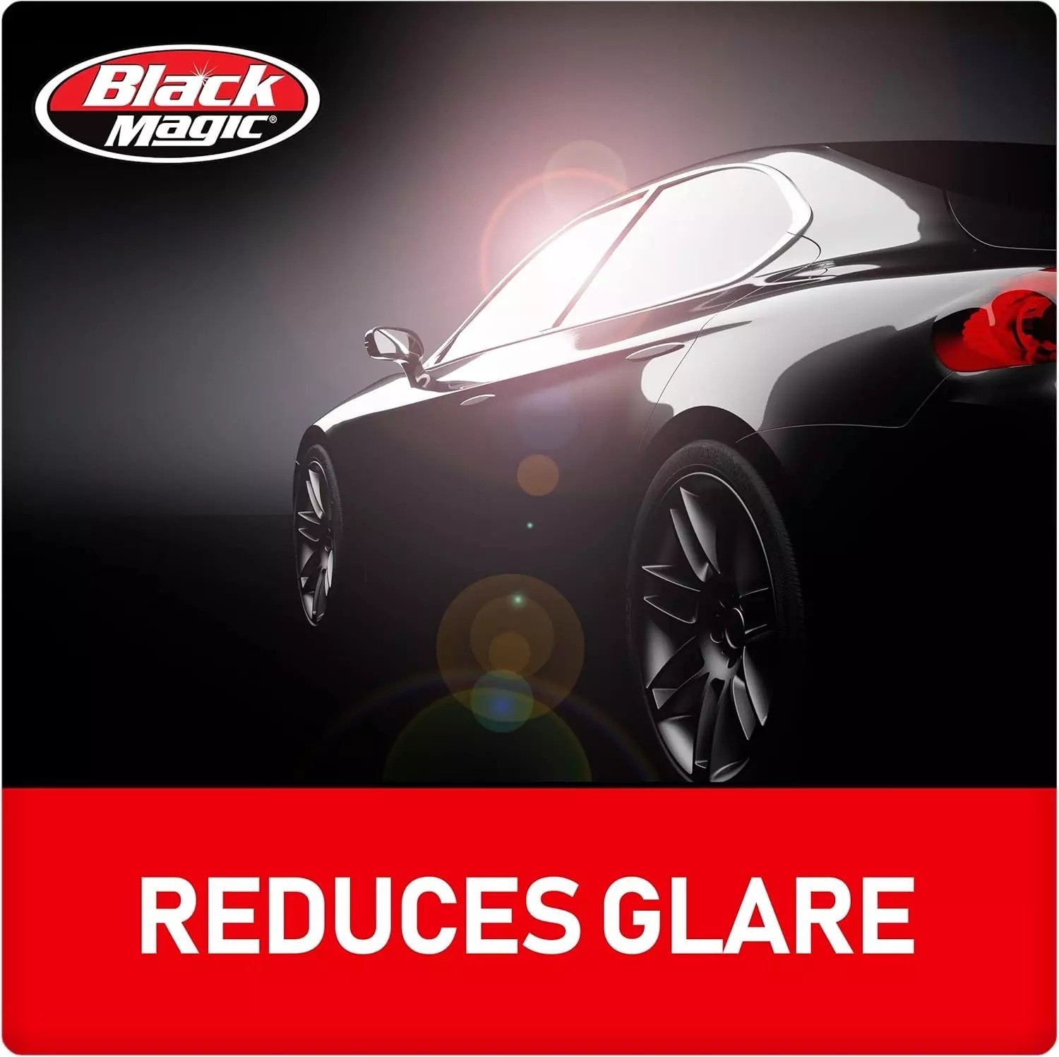 Black Magic® Insta-Cling® 5% VLT Tinted Window Film, Reusable Car Window Tint