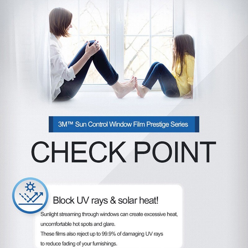 3M Window Tint Film Sun Control UV Protect Energy Saving PR-70 60 in X 100 ft