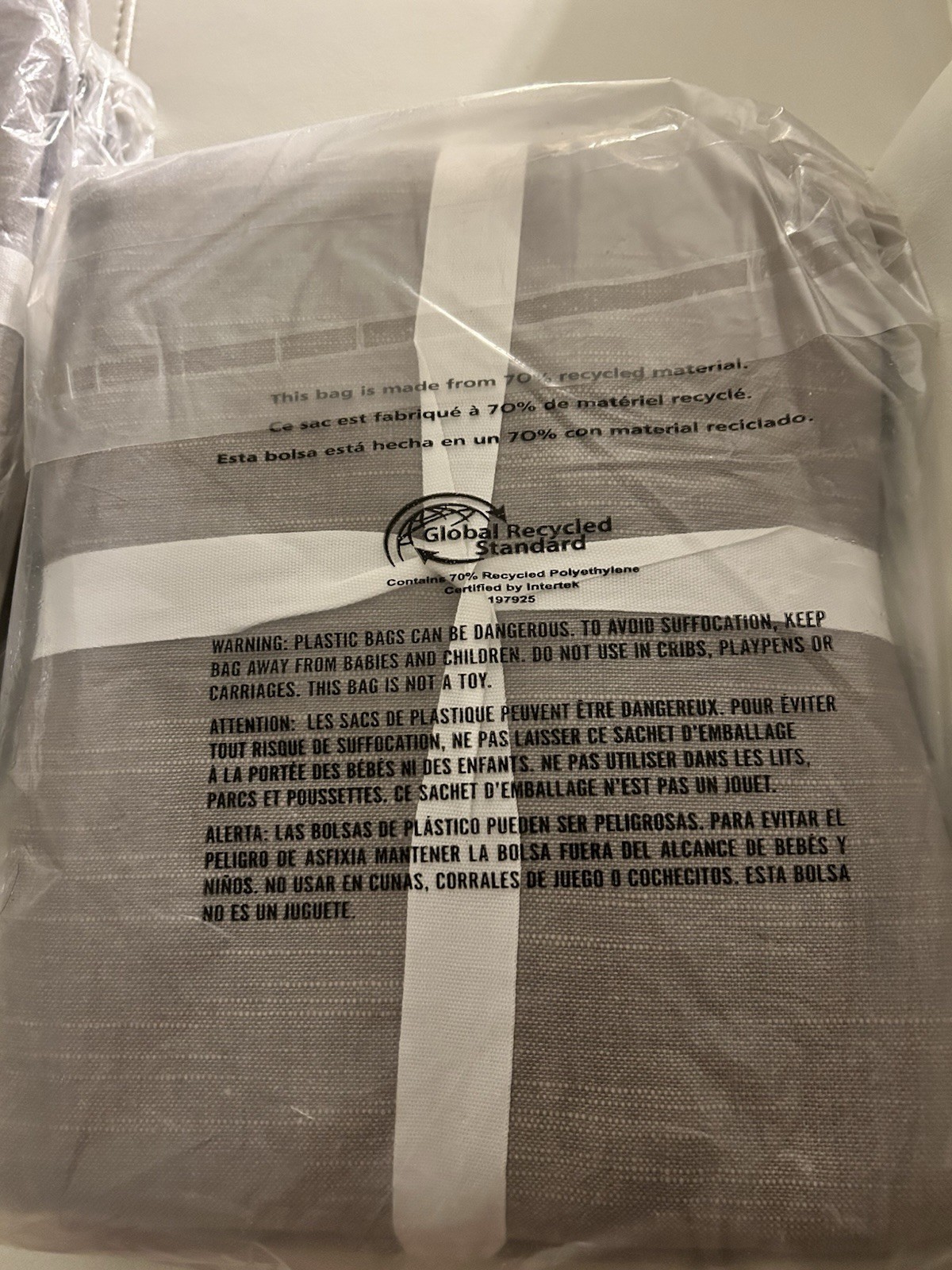 Pottery Barn Emery Grommet 50x84in Cotton Lined Curtain – Flagstone – 2 Panels