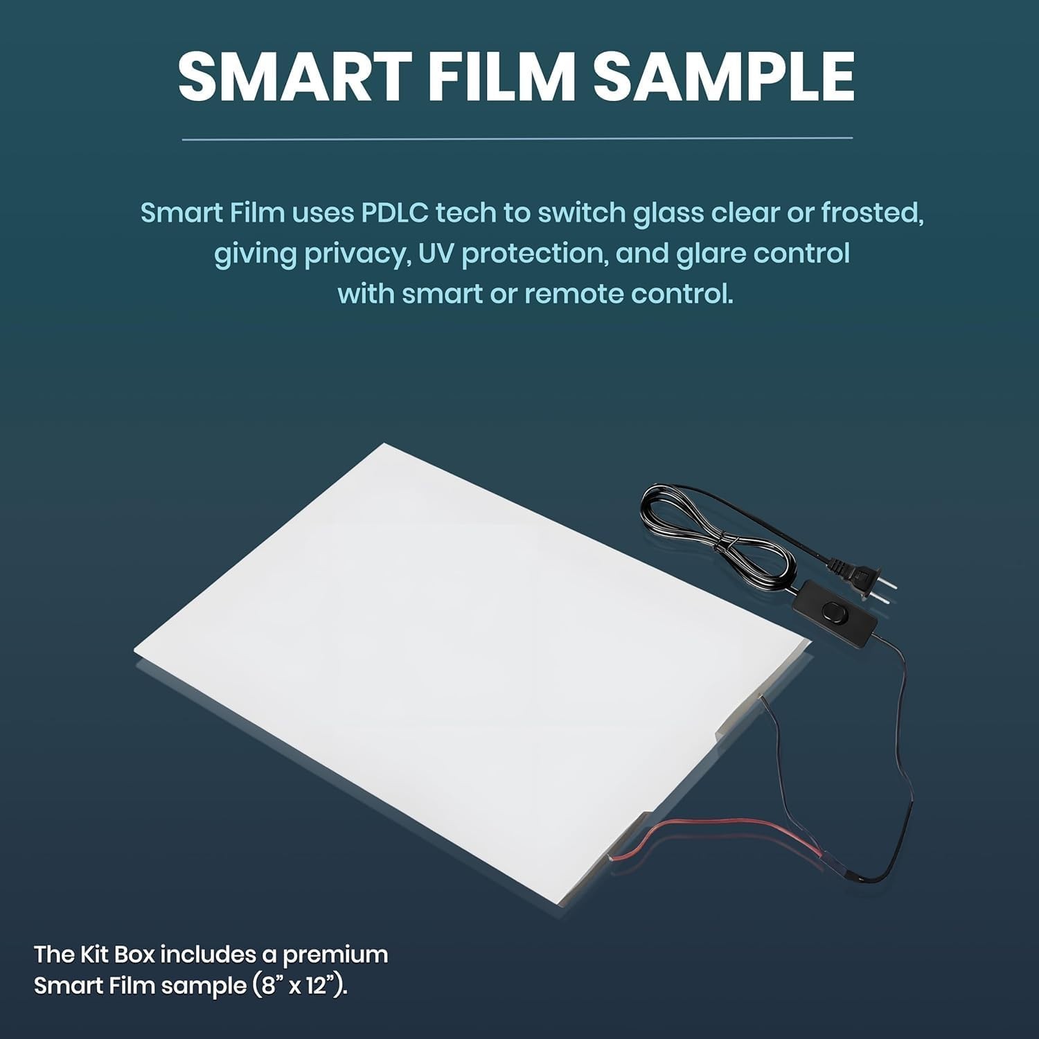 Smart Film Kit Box – PDLC Smart Film – Smart Film Transformer, Remote and More