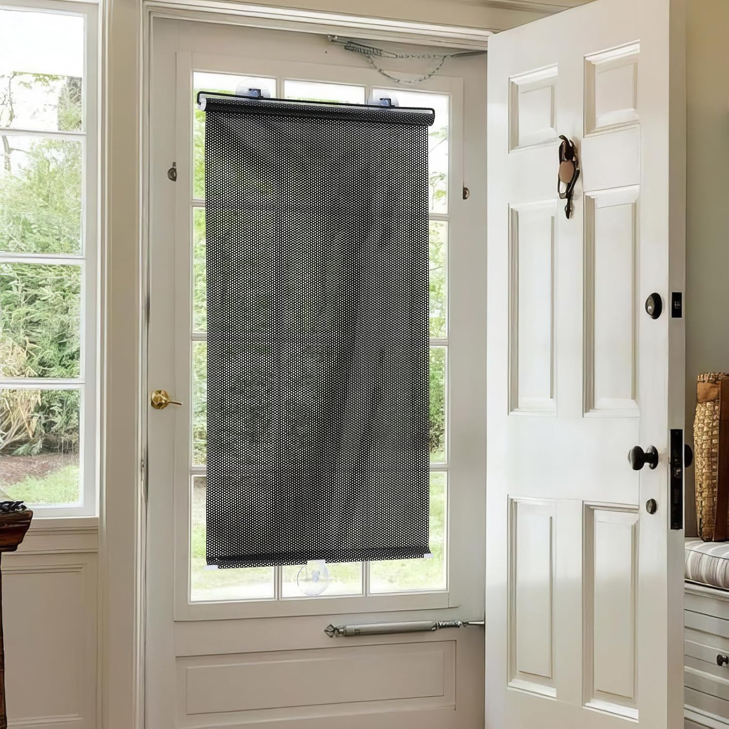 Light Filtering Blinds No Drill Blackout Blind Shade with 3 Suction Cups Tempora