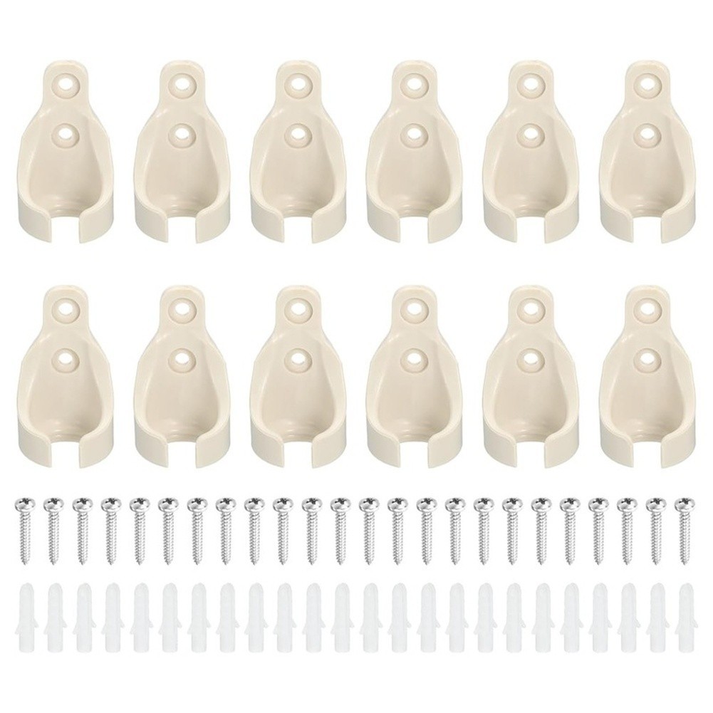 Roller Shade Bungee Ball Receiver Brackets Plastic Mounting Hardware 5.5×3.2cm