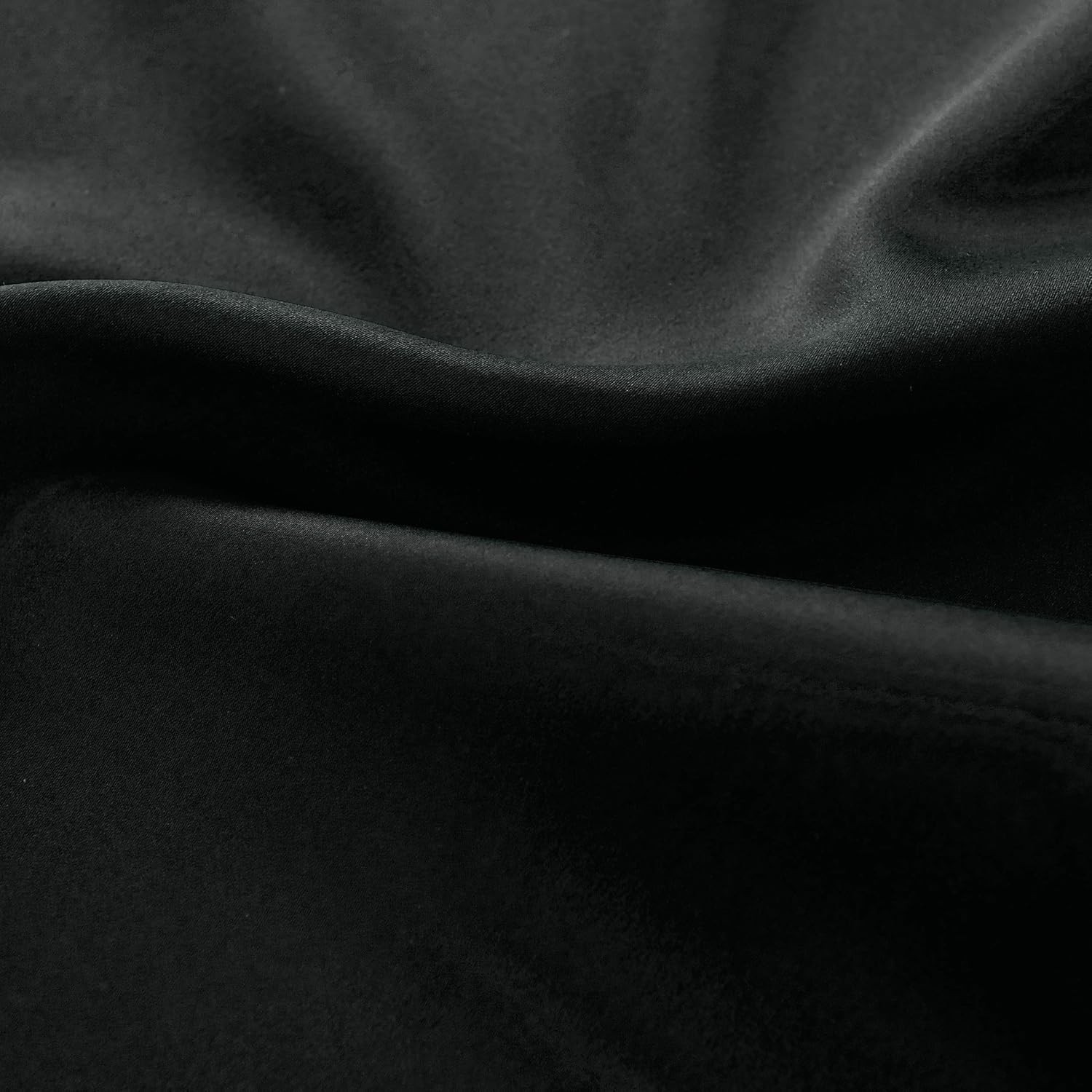 12 Inches Long Black Valances for Windows – 2 Panels Blackout Window Valances…