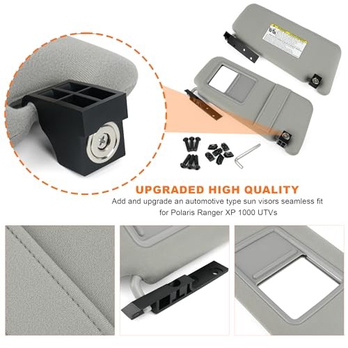 Sun Visors Window Sun Shades Upper Front Windshield Mount Compatible with