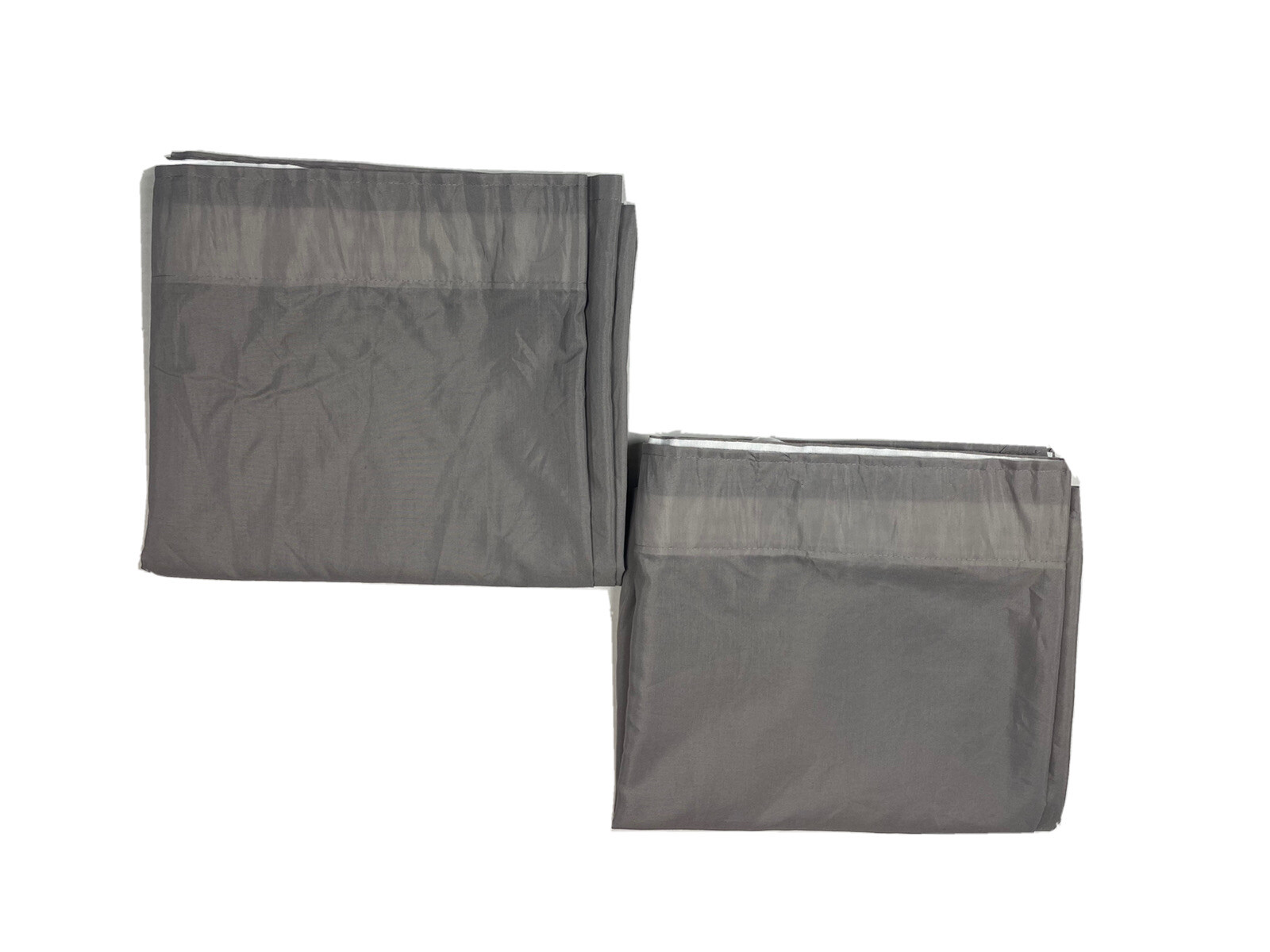 2 Ikea Vivan Curtains Panels Drapes Canvas 98 Unlined Lightweight Discontinued