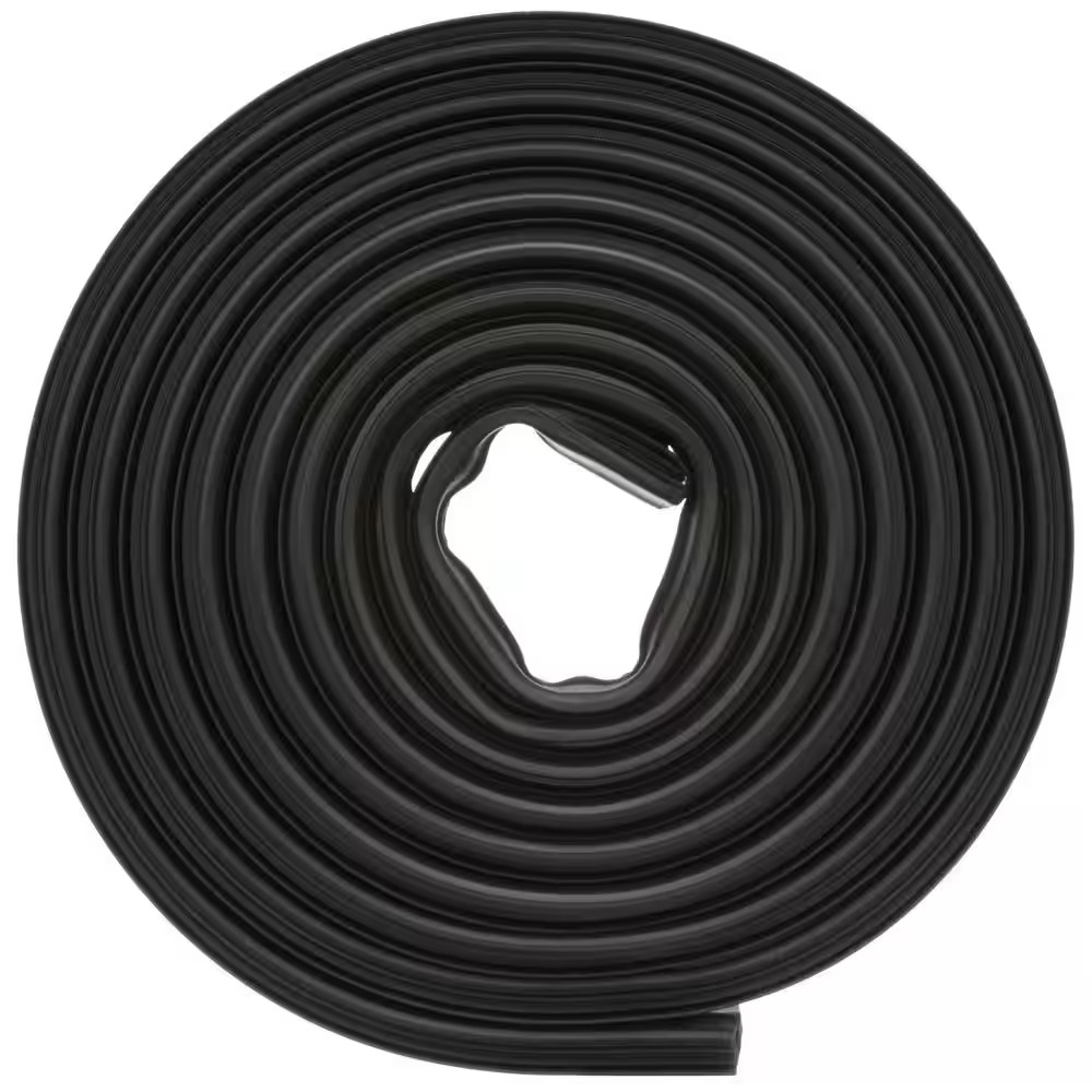 3/4 In. to 1-3/8 In. Wide, 7 Ft. Black Vinyl Bug Seal
