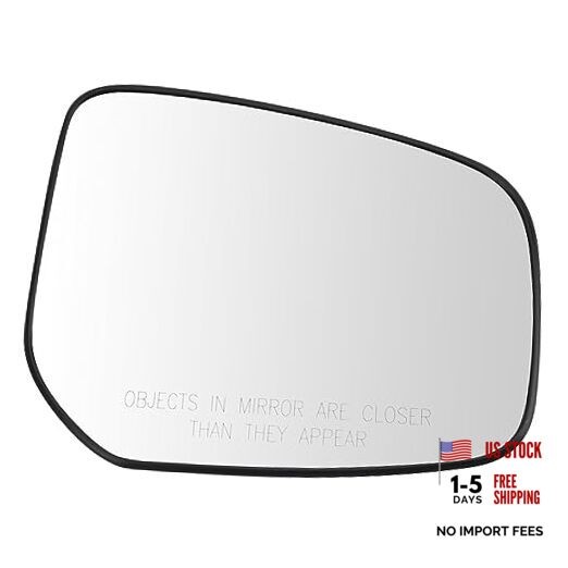 Passenger Side Mirror Glass Non Heated Convex For Factory Equipped Mirrors