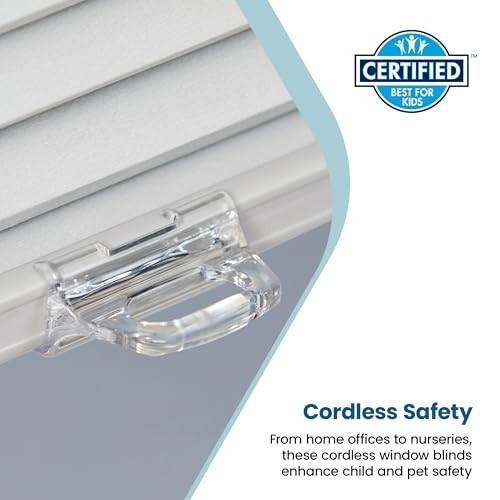 Cellular Shade 23×72 Cordless Honeycomb Light Filtering White Thermal