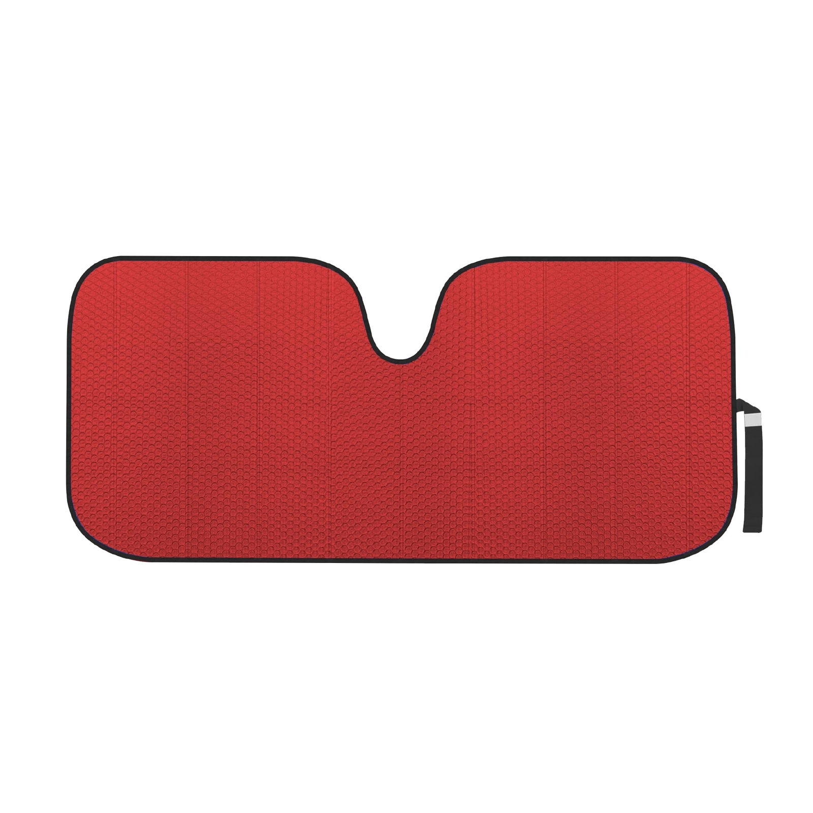 Red Windshield Sun Shade Protector Fit Most Vehicles Uv Blocking Accordion De…