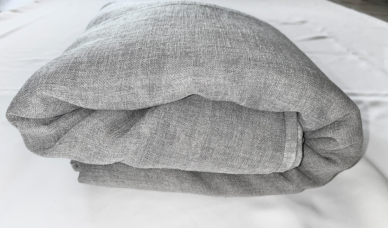 3 Sizes CUSTOM Sony Studios Grey LINEN Drapes XLONG & XWIDE Drape Drapery Panels