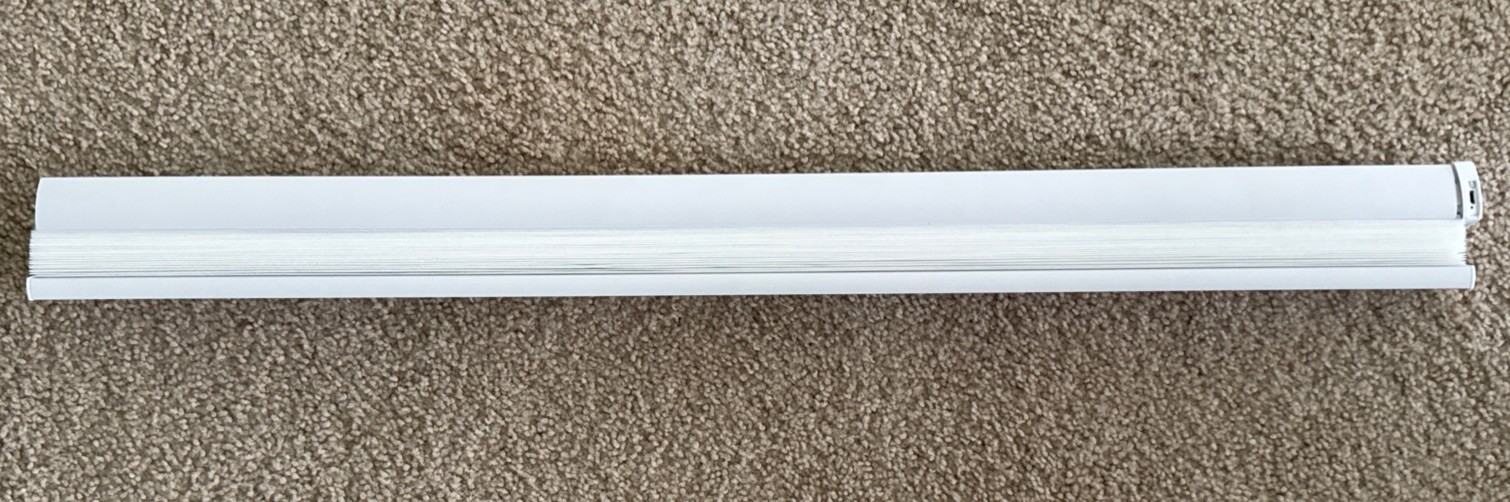 Levolor Motorized Cellular Shade 35.25 X 25.5 High Cotton (Full Retail $585.60)