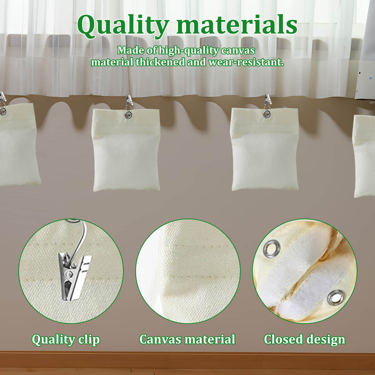 8 Pack Curtain Weights 16oz Curtain Weights Bag Drapery Bottom Weights Sandbag