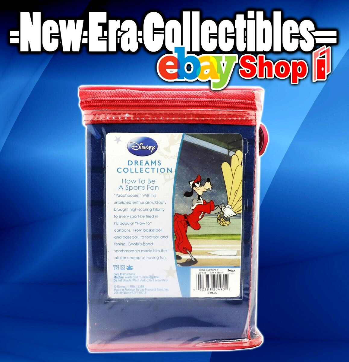 Disney Dreams Collection Window Valance Goofy Baseball 15″ x 84″ Jay Franco