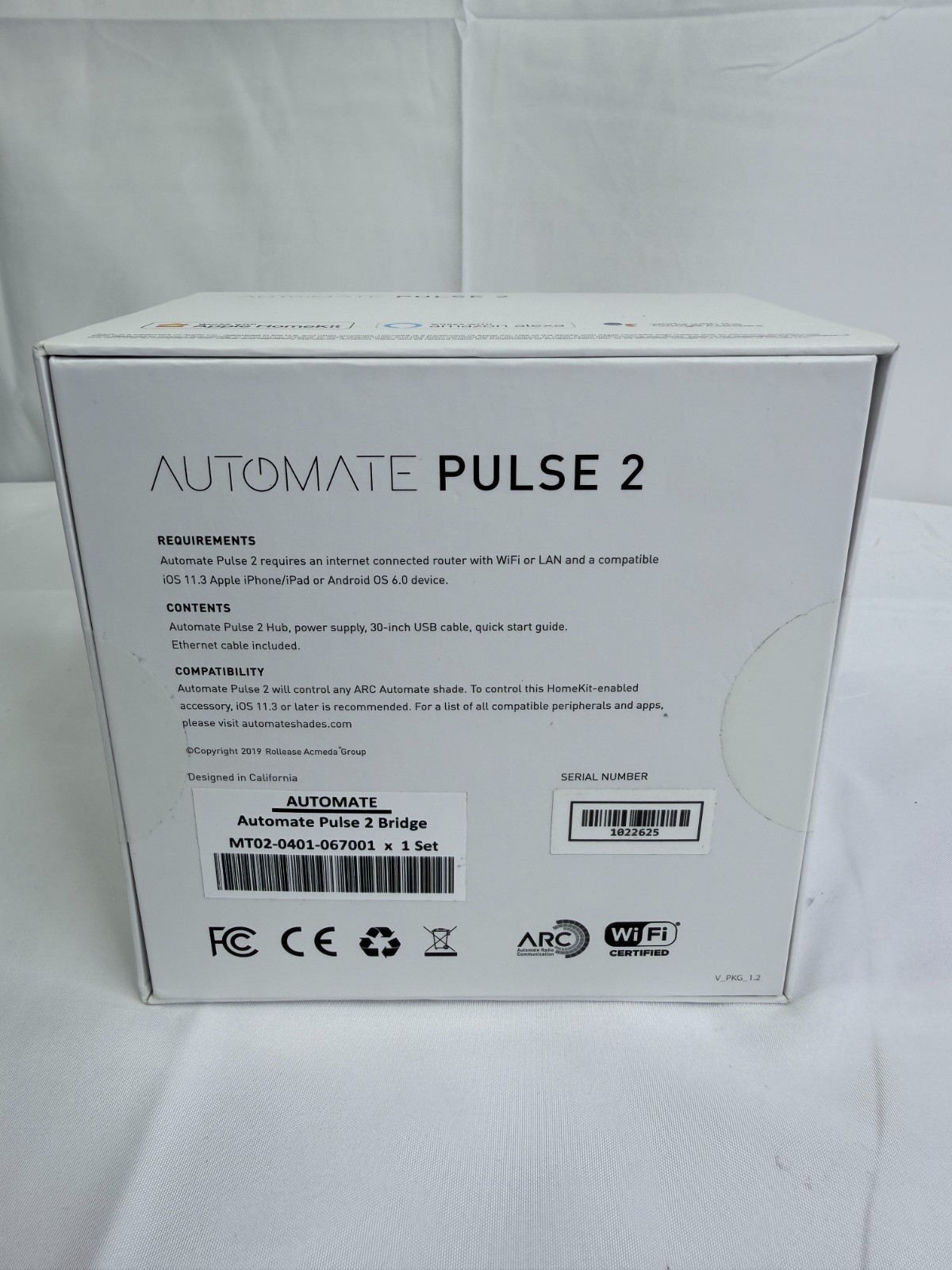 Automate Pulse 2 Smart Home Bridge Hub WiFi HomeKit Alexa Google Assistant NEW
