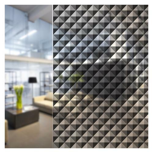 BDF 4BKTRI Decorative Window Film Black Triangle
