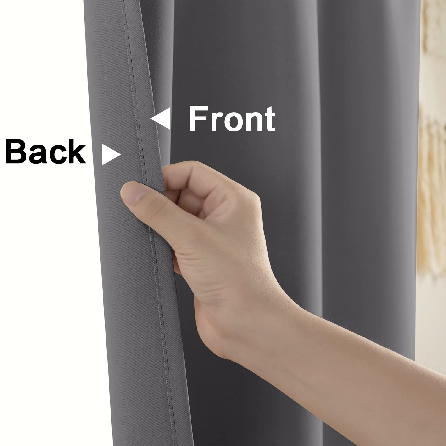 Xtmyi Bathroom Curtains Windowwaterproof 48 Inch Lengh Blackout Short Curtains