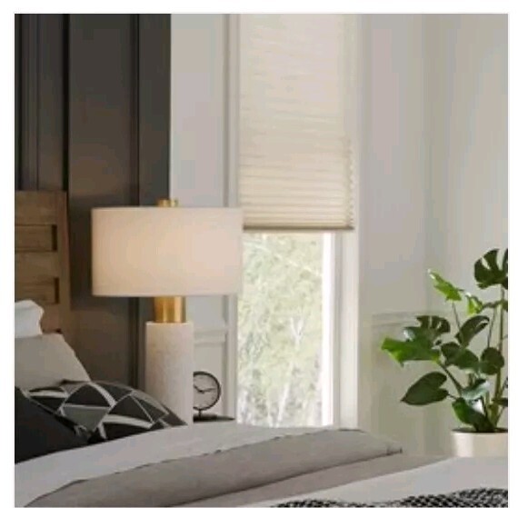 Levolor Cellular Shade Light Filtering Double 1/2 Cell Crosshatch Biscotti